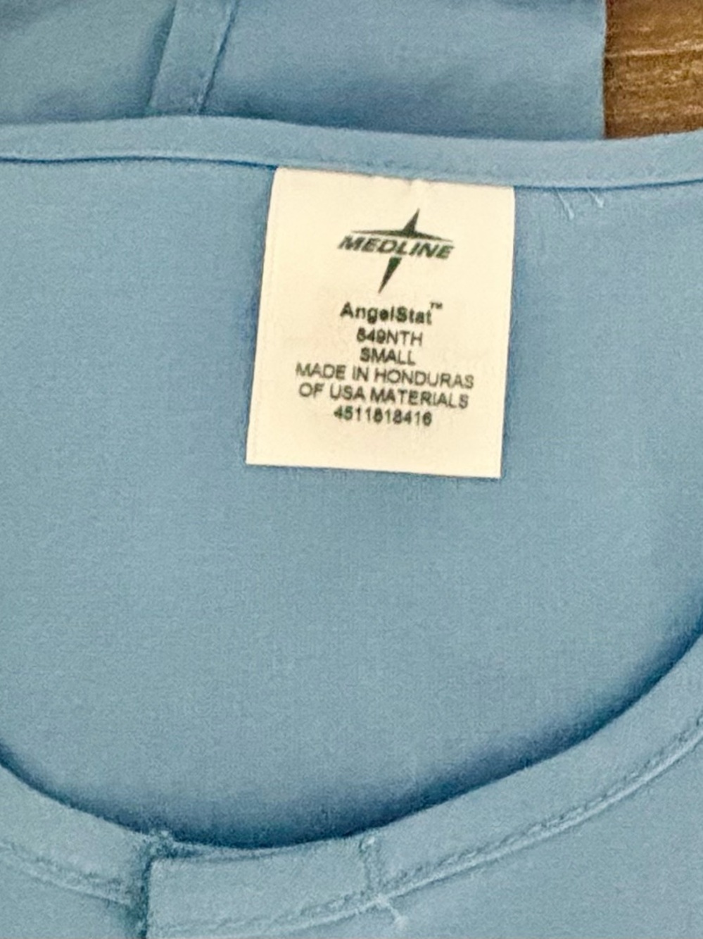NWOT Medline PerforMAX Unisex Light Blue Snap-Front Scrub Jackets - Picture 3 of 3
